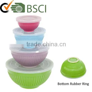 Solid Color Melamine Mixing Bowl Set thumbnail-1