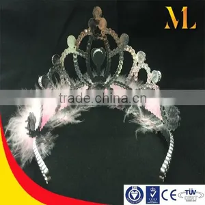 Crown Necessary Gift Birthday Party Hat Female Crown Princess and Lovely Dress up Theme Party thumbnail-2