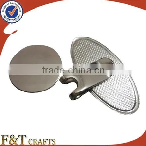 Zinc Alloy Palting Nickle Blank Golf Ball Marker Make in China thumbnail-5