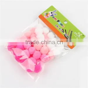 Factory Supply DIY Crafts Pink Series Acrylic Pompoms Toys for Kids or Wedding Party Decoration thumbnail-2
