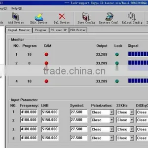 4in1 Dvb s CI SPTS IRD (4 DVB-C RF In,4 CI,4 ASI+IP 32 SPTS Multicast UDP Out) thumbnail-4