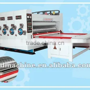 [RD-SCW1200-2800-5]5 Colors Corrugated Cartonboard Flexo Printing Die Cutting Machine thumbnail-1