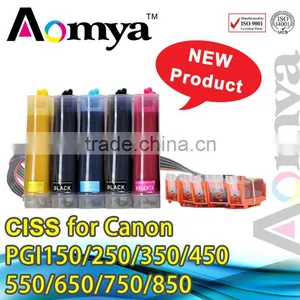 CISS Refill Ink Cartridge for Canon PIXMA MG5450 MG6350 for Canon PGI 550 CLI 551 thumbnail-1