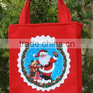 Christmas Felt Gift Bag thumbnail-2