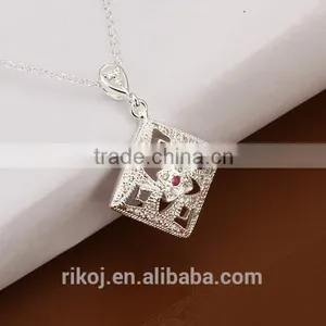 Symbol of Freedom 925 Sterling Silver India Style Bohemia Necklace thumbnail-3