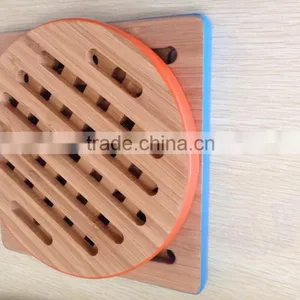 Bamboo Wooden Restaurant Fancy Cup Table Mats thumbnail-1