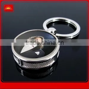 Custom Blank Metal Keyring With Epoxy Sticker Logo thumbnail-2