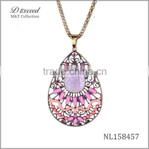 Floating Pendant Necklace,new Multiple Pendants Necklace thumbnail-2