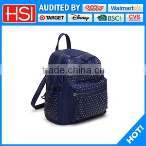 Top Quality BSCI Audited Factory Genuine Leather Backpack thumbnail-1
