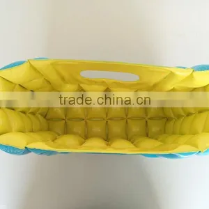 Portable Lightsome Green and Yellow Inflatable Bubble Beach Bag thumbnail-3