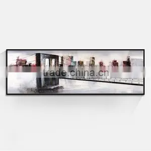 Shu1827 Handmade African Elephant Design Group Oil Painting thumbnail-1