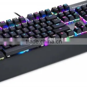 Computer Gaming Keyboard Mechanical RGB Metal Keyboard With Software Driver Support User-defined Functions thumbnail-4