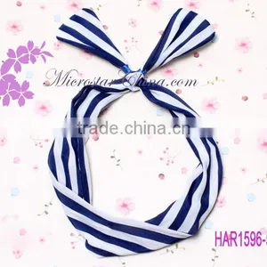 IN STOCK Girls Stretch Knot Rabbit Bow Headband Hairband Strip Headwear Wholesale thumbnail-1