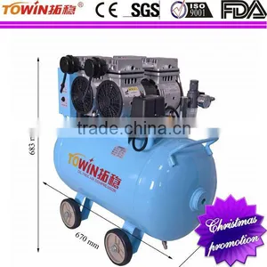 110-240V Clear Air Supply Electric Piston Silent Dental Oil Free High Pressure Air Compressor thumbnail-1