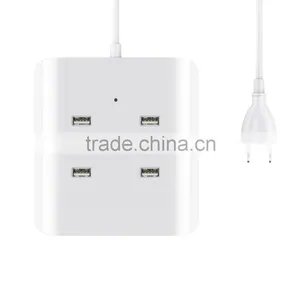 Multi Port Usb Charger 4 Ports USB Charger Quick USB Desktop Charger for IPhone IPad 8.4A USB Travel Charger for Android Samsung thumbnail-4