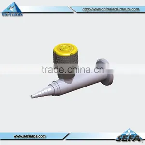 Laboratory Used Panel Suspended Mounted Single Outlet Faucet Wall Mounted Lab Water Tap thumbnail-1