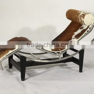 Replica Designer Furniture China Manufacturer Living Room LC4 Leather Chaise Lounge Chairs thumbnail-1