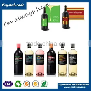 Hot Stamped Printing Logo Adhesive Paper Wine Label thumbnail-1
