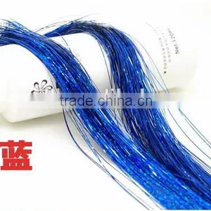 Yiwu Hair Accessories Blue Hair Tinsel Sparkling Hair Tinsel Christmas Tinsel 2014 New Hair Accessories thumbnail-1