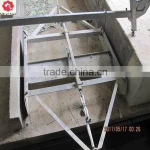 3 Tier Design A Type Ladder Layer Cages for Chickens With Scarpper Manure Removal System thumbnail-2