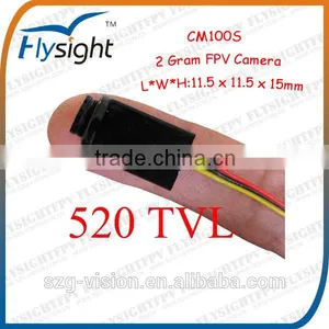 G340 CM100S Flysight 2Gram FPV Mini Camera 520TVL CCTV Camera in Stock thumbnail-1
