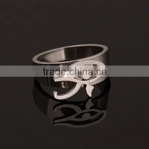 New Design Beautiful Eyes Stainless Steel Ring thumbnail-1