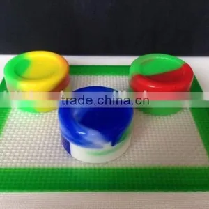 Colorful Silicone Insert Healthy Silicone Wax Jar With Lid Silicone Dab Wax Container Jars Small Silicone Container thumbnail-2
