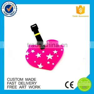 Custom Logo Rectangle Soft Pvc Golf Bag Tag thumbnail-4