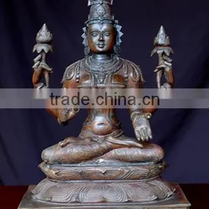 Bronze Seated Laxmi thumbnail-1