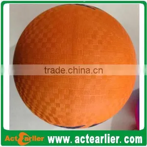 8.5" Rubber Playground Ball With Custom Design thumbnail-1