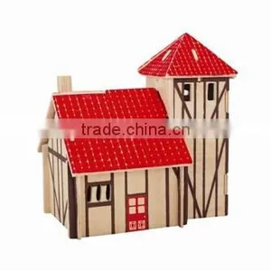 Custom 3D Wooden Villa Puzzle thumbnail-1