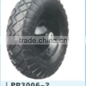 Pneumatic Wheel and Wheelbarrow Tire Wheel Barrow Tire With Rim 4.80/400-8 thumbnail-1