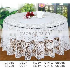 CROCHET PVC TABLECLOTH ZT-315 thumbnail-1