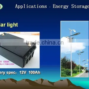 12V Solar Light Battery Deep Cycle Battery (Lithium Ion Battery) thumbnail-1
