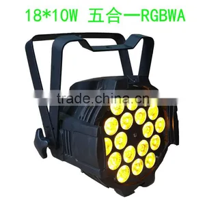 2014 HOT 18pcs 10w RGBWA 5in1 Led Par Can thumbnail-3