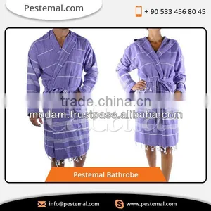 100% Pure Turkish Cotton Men Bathrobe Available With Various Color and Sizes thumbnail-1