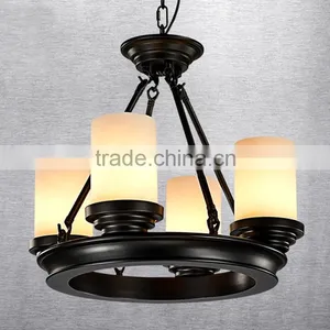 Wrought Iron Stone Pendant,2016 New Catalogue Classic Pendant Lamp,vintage Restaurant and Household Chandelier thumbnail-1