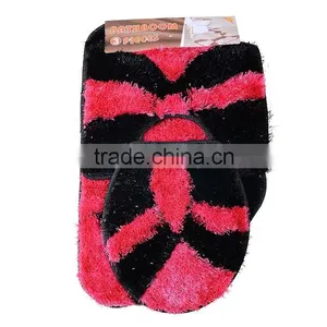 Microplush Soft Touch Durable Anti Slip Backing Shaggy Silk Polyester Carpet for Bath Room thumbnail-4
