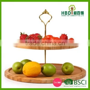Bamboo Bilayer Lazy Susan thumbnail-2