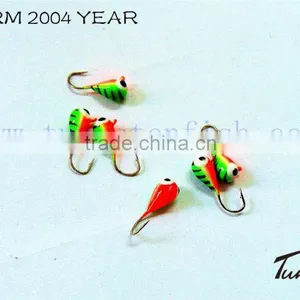 Painted Ball Ice Jig With an Eyelet Fishing Tackle for Ice Fishing thumbnail-5