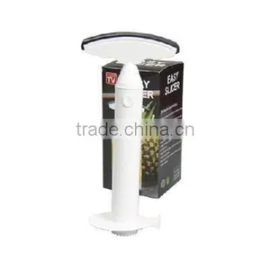 White Pineapple Corer Slicer Cutter Parer Cutter Knife Plastic Kitchen Tool thumbnail-1