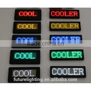 PROGRAMMABLE LED NAME BADGE WITH RECHARGEABLE BATTERY Electronic Digital Led Name Badge thumbnail-5