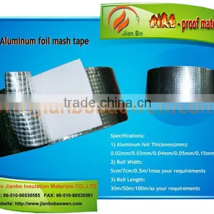 Aluminum Foil Fiberglass Mesh Tape Pipeline Insulation Foil Tape thumbnail-2