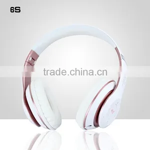 SNHALSAR 6S Stereo Bluetooth Wireless Headset Headphone Bluetooth Headphone With Microphone thumbnail-1