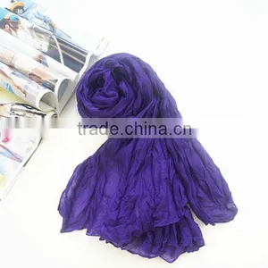 2014 Monochrome Color Hmong Scarf for Ladies thumbnail-1