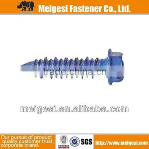 Torx Hex Head Bule Plated Concrete Screw thumbnail-1