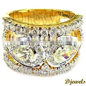 Diamond Wedding Rings, Ladies Diamond Rings, Bridal Diamond Jewelry thumbnail-2