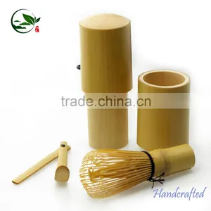 2016 Convenient Sri Lanka Travel Bamboo Matcha Accessories Tea Set With Canister thumbnail-4
