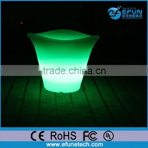 Remote Control Rgb Color Party Furniture Bar Light up Ice Bucket Led Drink Tub thumbnail-2