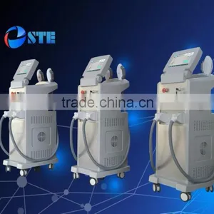 Multifunction Two Handpieces Ipl rf nd Yag Laser Hair Removal and Tattoo Removal Anti Aging Wrinkle Removal Machine thumbnail-2